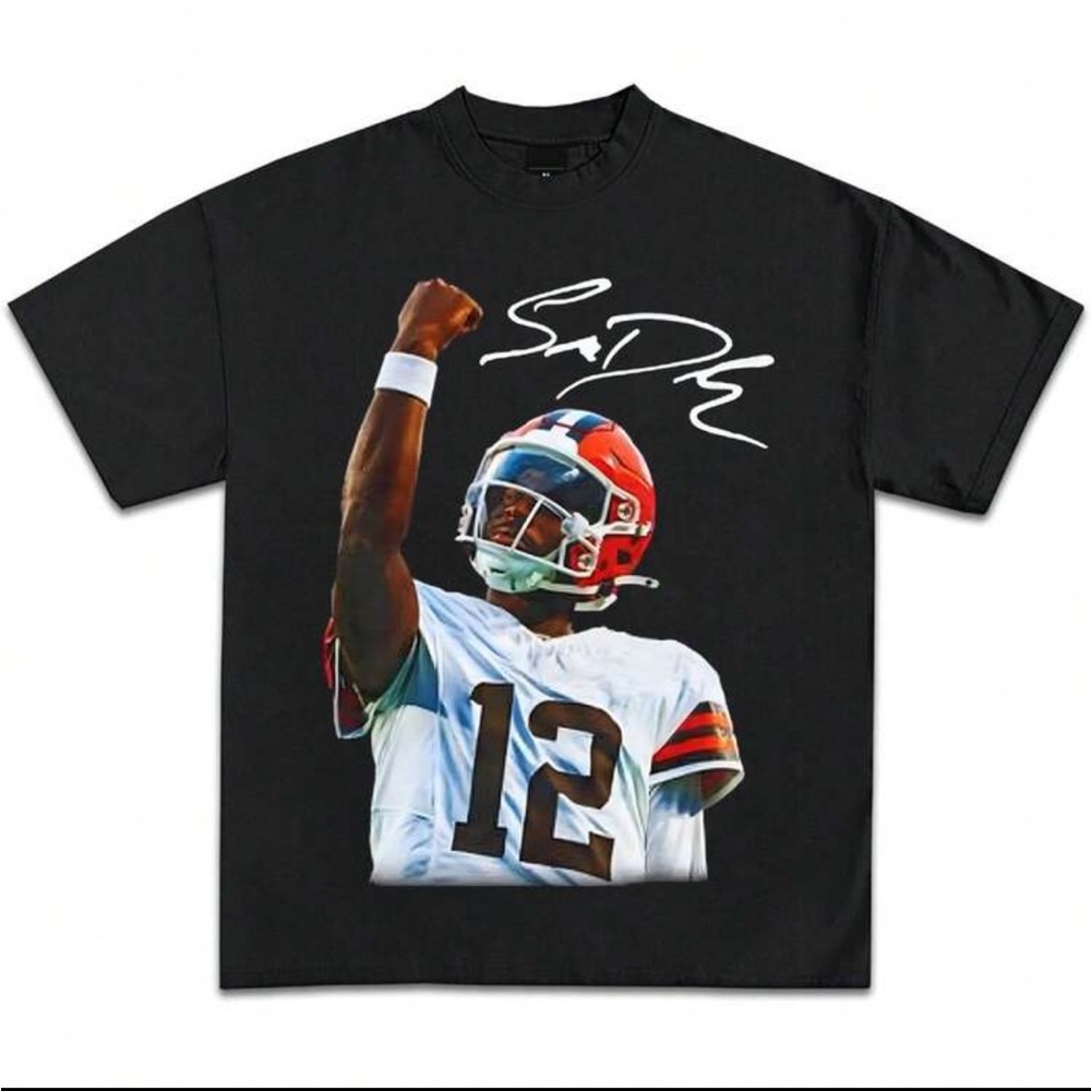 Black Graphic Men's T-Shirt